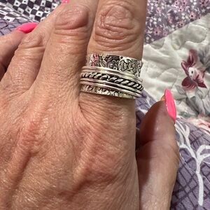 4- SIZE 9 SPINNER RINGS Sterling Silver
Pick #1-#2-#3-#4